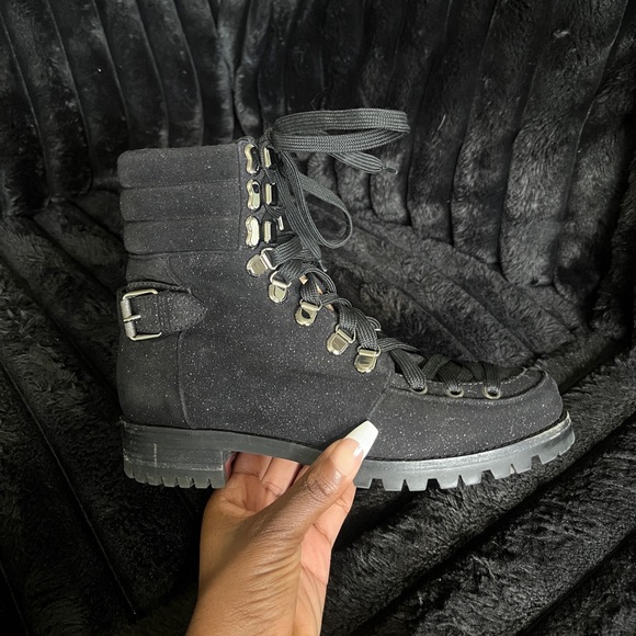 Christian Louboutin Shoes - Christian Louboutin Suede Lace up Boots